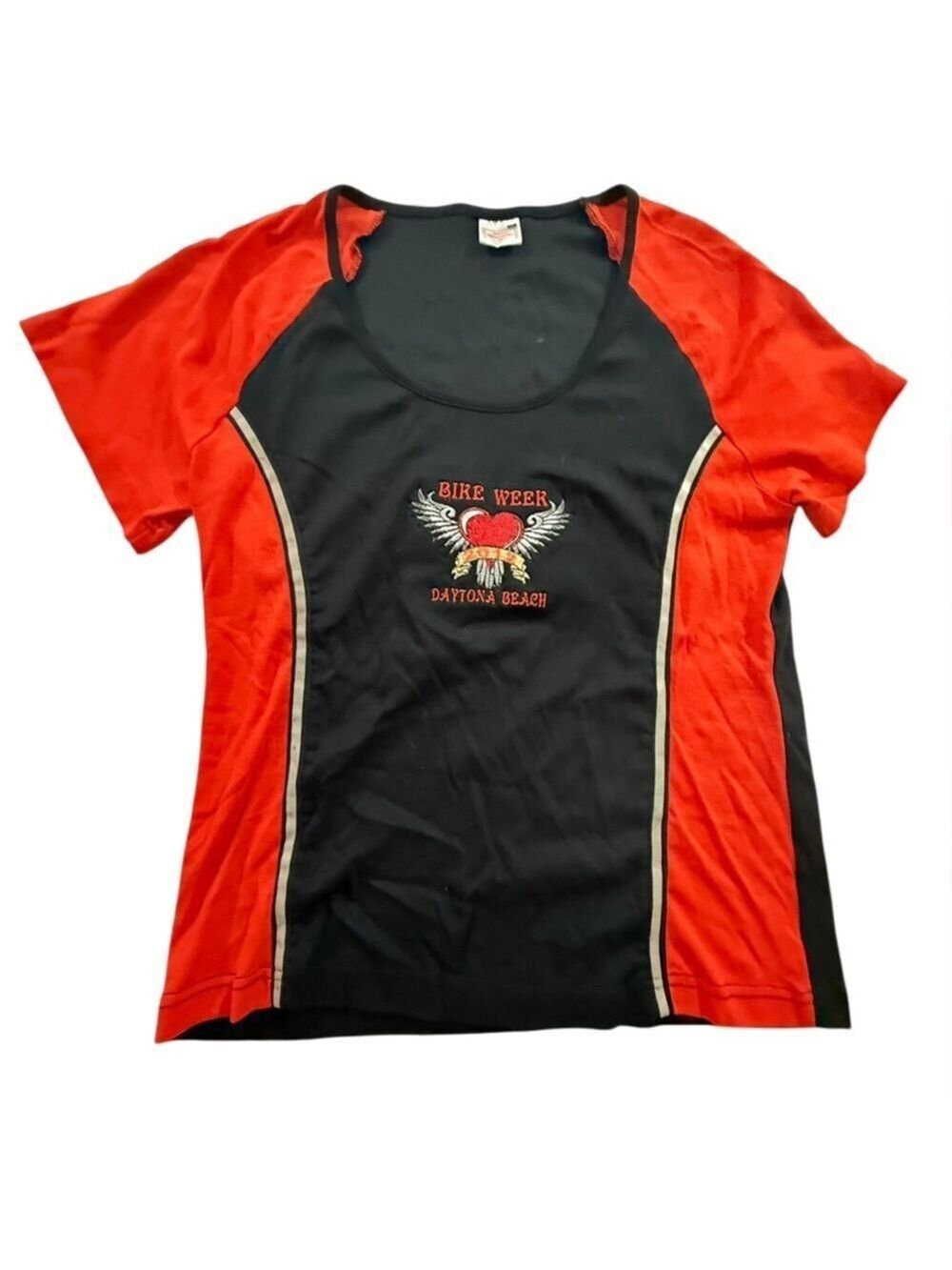 Vance Bikerwear Daytona Bike Week Red & Black Graphic Tee Women’s 3XL Cotton